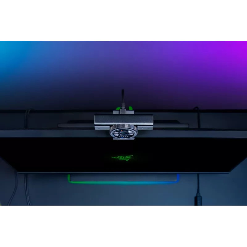 Razer | Webcam | Kiyo V2 | MJPEG até 4K 30 FPS, 1080p 60 FPS, YUY2 até 4K 15 FPS, 1080p 60 FPS, NV12 até 4K 20 FPS, 1080p 60 FPS