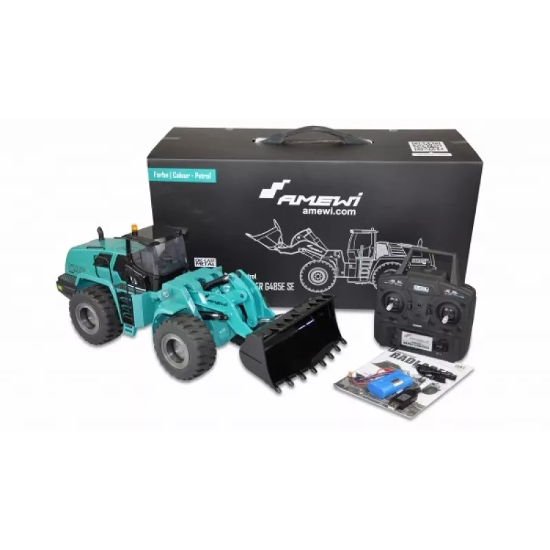 Carregador frontal Amewi G485E SE motor elétrico 1:14 2000 mAh