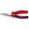 KNIPEX 30 35 160 – Alicate de ponta chata – 2,5 mm – 4,1 cm – Aço – Azul/Vermelho – 16 cm