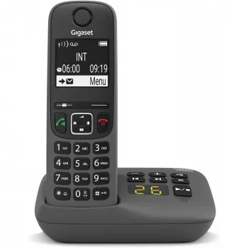 Telefone analógico/DECT Gigaset AE690A identificação de chamadas telefone sem fios antracite