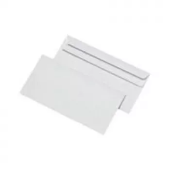 Envelopes MAILmedia formato DIN longo autocolante 75 g/m² branco sem madeira