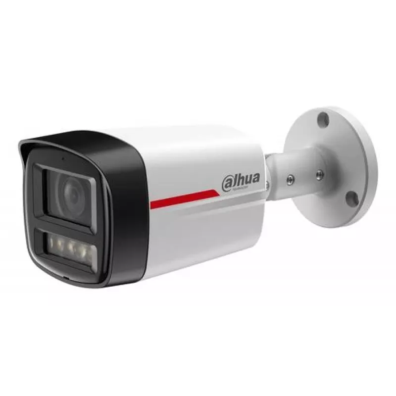 Câmara de rede Dahua 4MP Bullet HFW2449TL-S-0280B-PROS1 — 4 MP, CMOS 1/1,8 polegadas, IR 50 m, WDR, IP67, PoC/DC