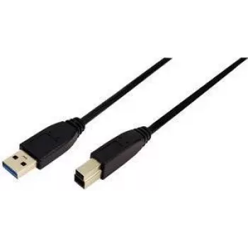 Logilink - Cabo USB - USB Type-A 9 pinos (M) - USB Type-B 9 pinos (M) - 1 m (USB 3.0) (CU0023)