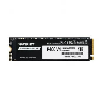Unidade de estado sólido PATRIOT P400 V4 4 TB M.2 NVMe (4000 GB, M.2, preto)