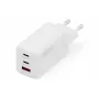 Carregador de parede DIGITUS DA-10303 67W GaN, 2× USB-C + 1× USB-A, 100–240V, branco