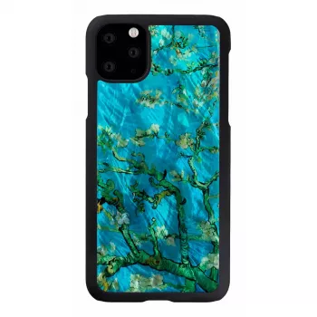 Capa protetora iKins para iPhone 11 Pro Max – Almond Blossom Preto