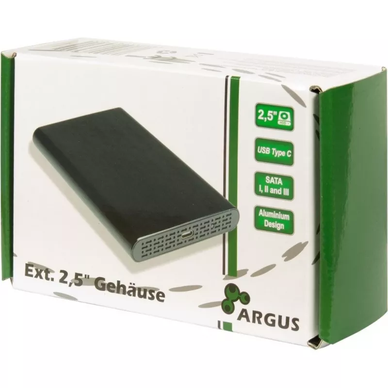 Caixa para HDD Inter-Tech 88884122 preto 2.5 polegadas