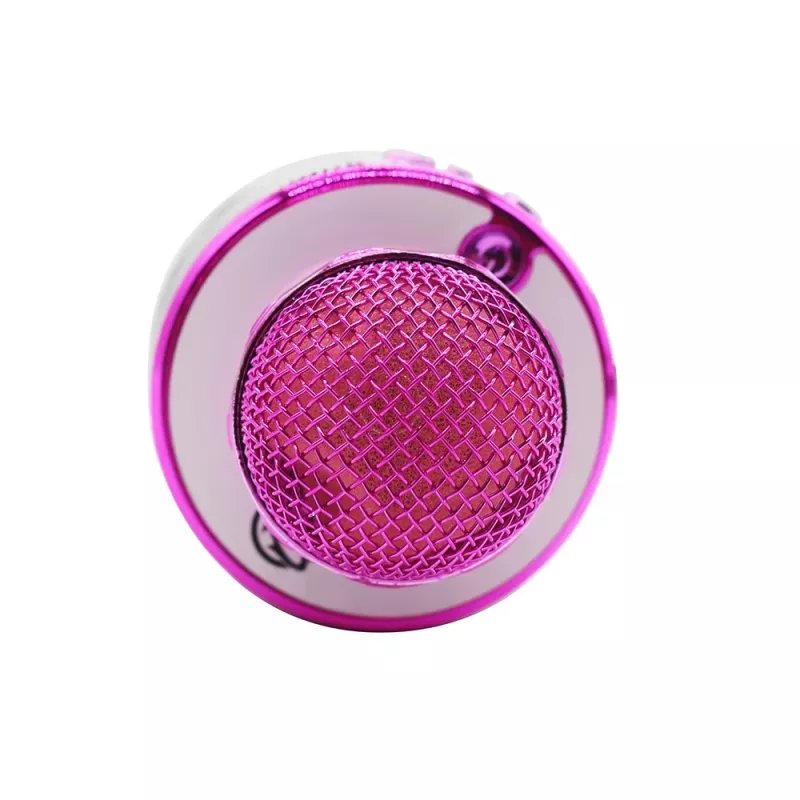 Microfone MANTA MIC11-PK Rosa — com fio 3,5 mm jack, auscultador leve