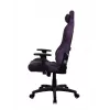 Cadeira gaming Arozzi Torretta SoftFabric roxa – design ergonómico, braços ajustáveis, encosto reclinável