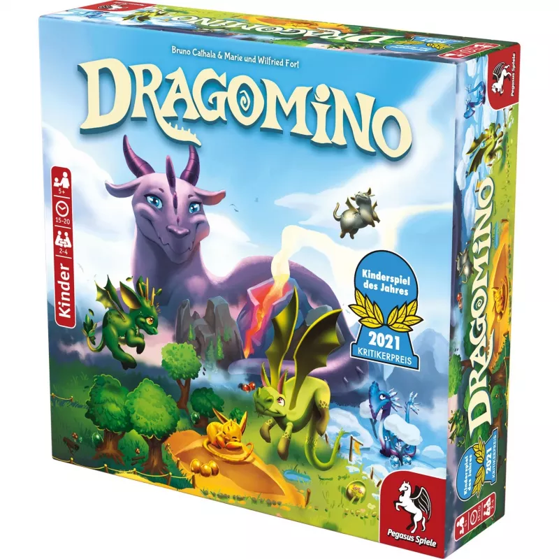 Dragomino, jogo de tabuleiro infantil do ano 2021