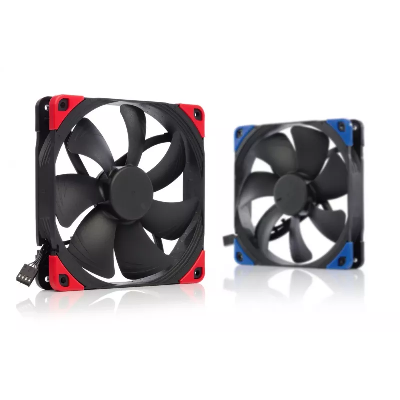 Ventoinha de caixa Noctua NF-A14 PWM chromax.Preto.swap 140 mm, 12V, 300–1500 RPM, PWM, 140,2 m³/h, 24,6 dB