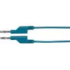 Cabo de medição Voltcraft MS5/BL ficha banana de 4 mm, 5,00 m, azul