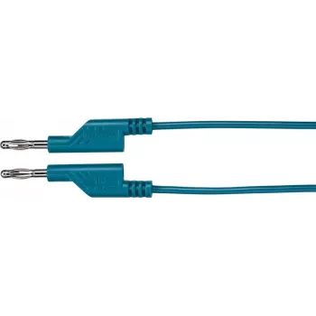 Cabo de medição Voltcraft MS5/BL ficha banana de 4 mm, 5,00 m, azul