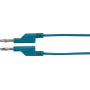 Cabo de medição Voltcraft MS5/BL ficha banana de 4 mm, 5,00 m, azul