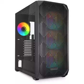 Sharkoon AK3 RGB Midi Tower preto