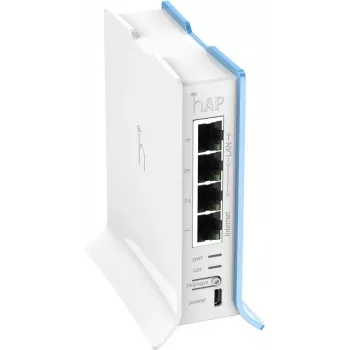 MikroTik | RB941-2nD-TC hAP Lite | Ponto de acesso | 802.11n | 2,4 GHz | 10/100 Mbit/s | Portas Ethernet LAN (RJ-45) 4 | MU-MiMO Sim | sem PoE