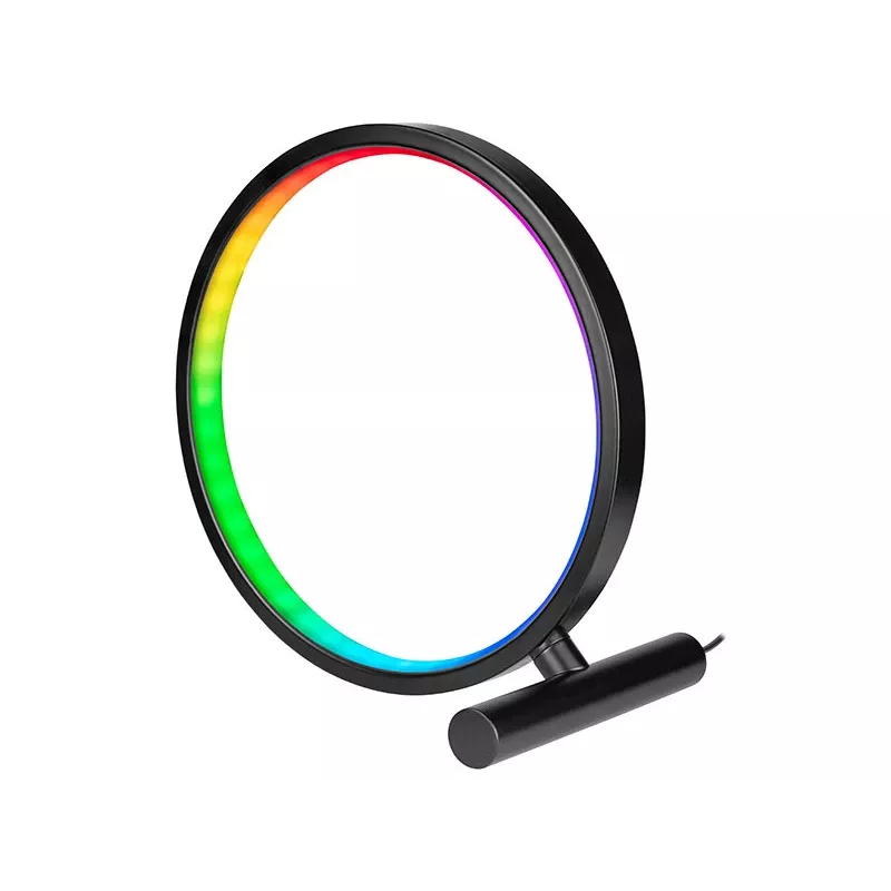Candeeiro de mesa TRACER Ambience Smart Circle LED RGB — círculo LED inteligente decorativo