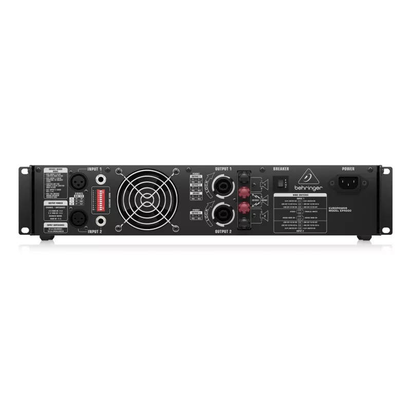 Behringer EP4000 amplificador de potência estéreo