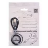 Cabo de áudio Gembird CCAP-444-1M 3,5mm preto (CCAP-444-1M)