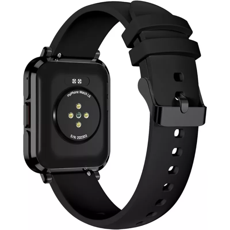 Smartwatch myPhone Watch LS preto 1,85 polegadas IPS