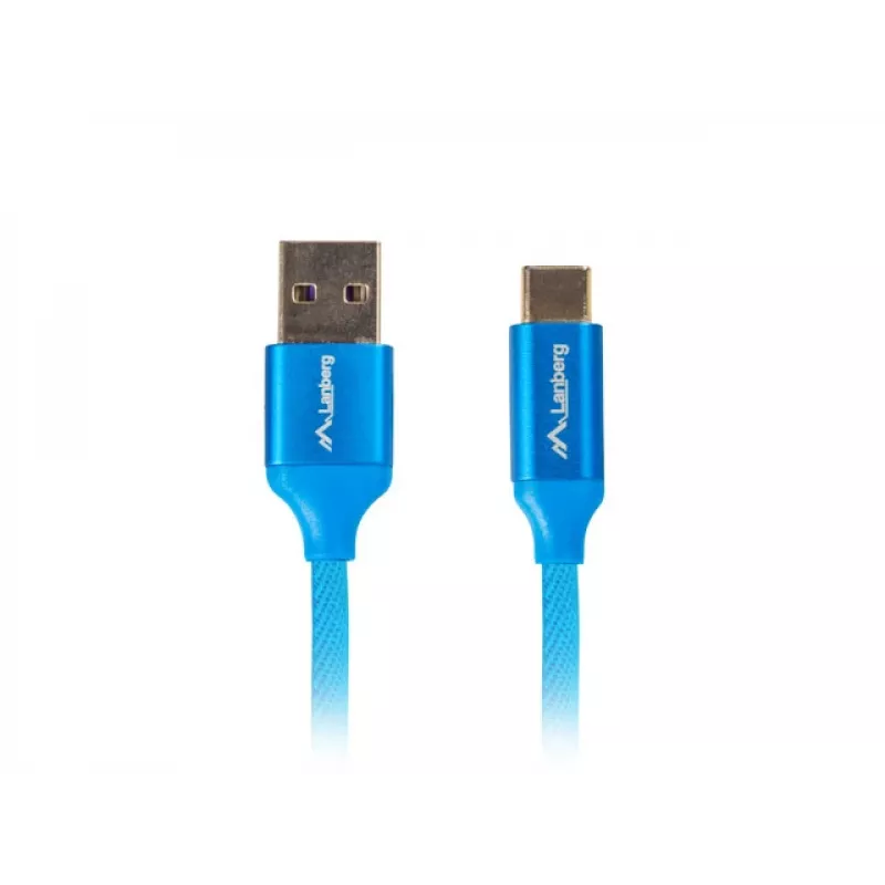 Cabo USB Lanberg CA-USBO-22CU-0010-BL 1 m USB 2.0 USB-C USB-A Azul