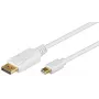 Wentronic Goobay cabo adaptador DisplayPort para mini DisplayPort 1.2, branco, 2 m - ficha Mini DisplayPort > ficha DisplayPort (52859)