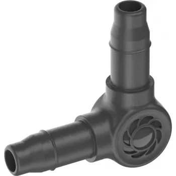 Conector Gardena peça em L sistema de rega gota a gota plástico