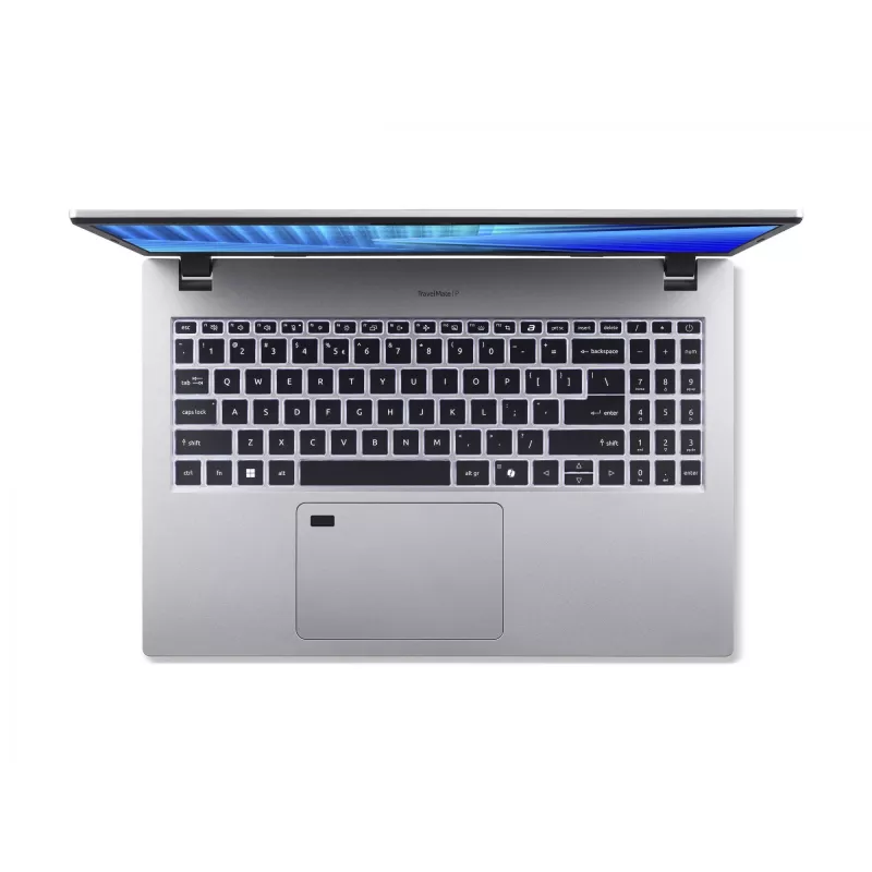 Portátil Acer TravelMate P2 TMP215-55 Intel Core Ultra 5 225U, 15,6 polegadas FHD, 16 GB DDR5, 512 GB SSD, Windows 11 Pro, prateado