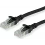 Roline - Cabo de rede - RJ-45 (macho) para RJ-45 (macho) - 50 cm - SFTP, PiMF - CAT 6 - sem halogéneos, moldado, fio flexível - preto
