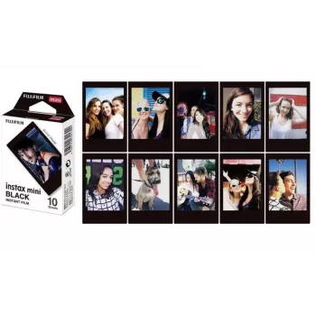 Pacote de filme instantâneo Fujifilm Instax Mini — 10 folhas, formato cartão de crédito