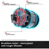 Berbequim com punho de pistola Einhell TE-CD 18/50 Li-i BL, 1800 rpm, 2,35 kg