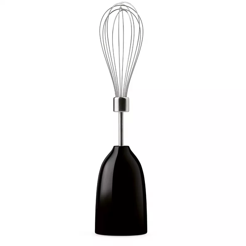 Misturadora de mão Smeg HBF03BLEU — 700 W batedeira manual, copo de 1,4 L, lâmina de aço inoxidável, preto