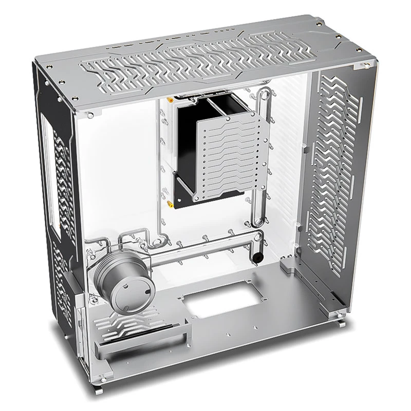 Singularity Computers Wraith Caixa de PC ITX/DTX, Prateado