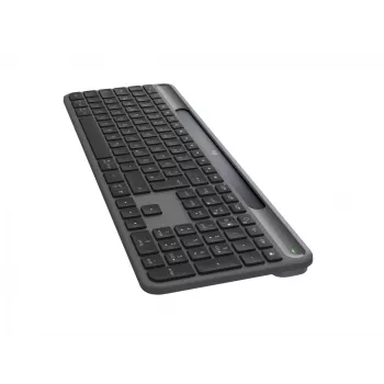 Teclado Logitech RF Wireless Bluetooth QWERTZ alemão grafite 920-013773