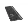 Teclado Logitech RF Wireless Bluetooth QWERTZ alemão grafite 920-013773