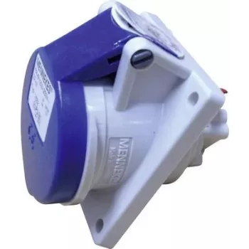 MENNEKES 16A 1632 tomada CEE de encastrar TwinContact 16 A 3p azul 16 A IP44 (16A 1632)