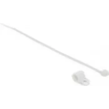 Abraçadeira com fixação por parafuso DeLOCK 18867 náilon branco 24 mm 10 unid.