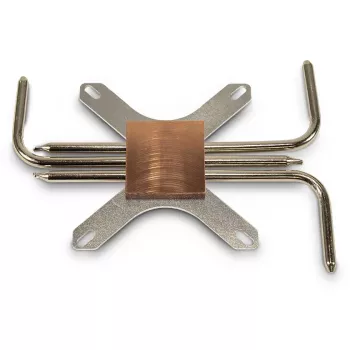 Dissipador/Radiador Inter-Tech IP-3 Cobre Prateado 165x100x12mm