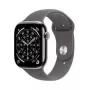 Smartwatch Apple Watch Series 11 GPS + Cellular 42mm caixa Natural Titan com Sport Loop Stone cinzento