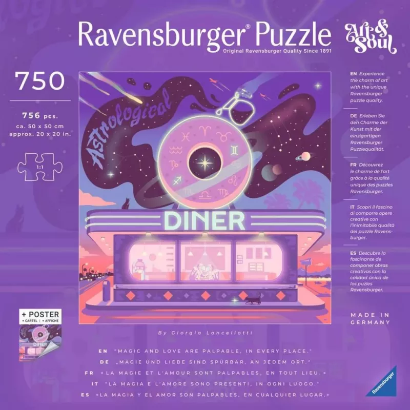 Puzzle Art & Soul - Astrological Diner 750 peças