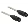 Cabo FireWire DeLOCK FireWire B/B 1,0 m cinzento
