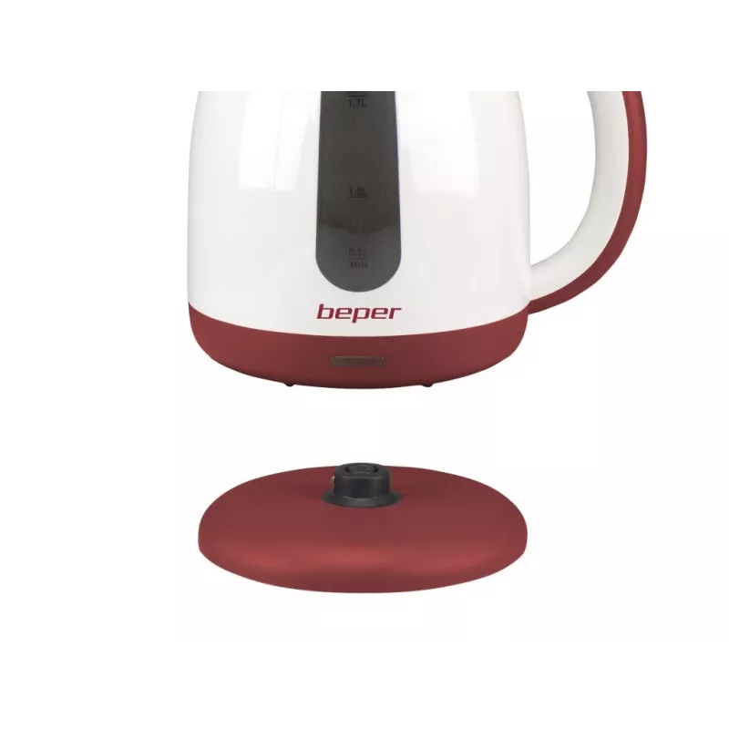 Chaleira elétrica Beper 1,7L 2200W preto