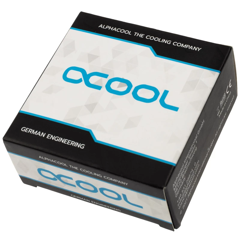 Alphacool 17471 Eiszapfen PRO conector HardTube de 13 mm G1/4, latão, 22 mm de diâmetro, 20 mm de altura, Deep Black