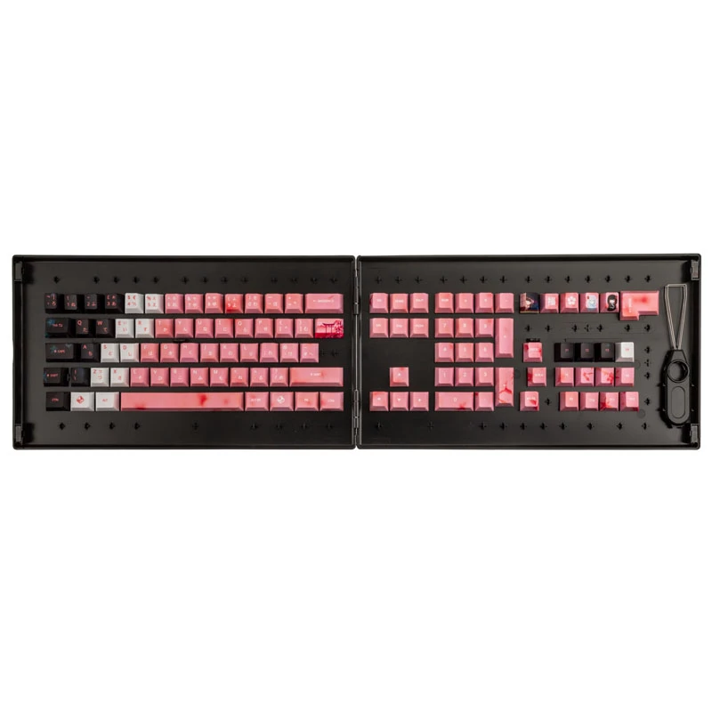 Conjunto de keycaps Traitors ZASHIKI WARASHI (layout UK) – teclas de substituição com design artesanal