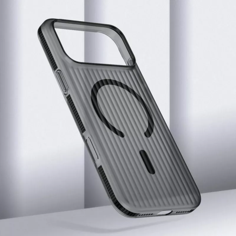 Capa 4smarts Design Aero para iPhone 17 Pro Max, preto (541642)