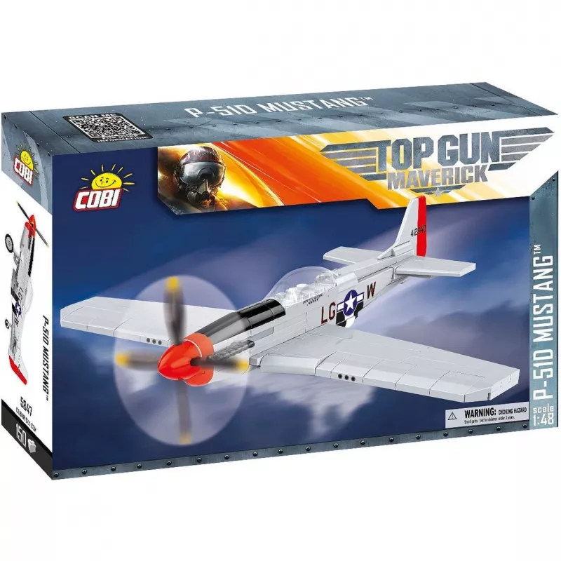 COBI 5847 Top Gun Maverick P-51D Mustang 150 peças