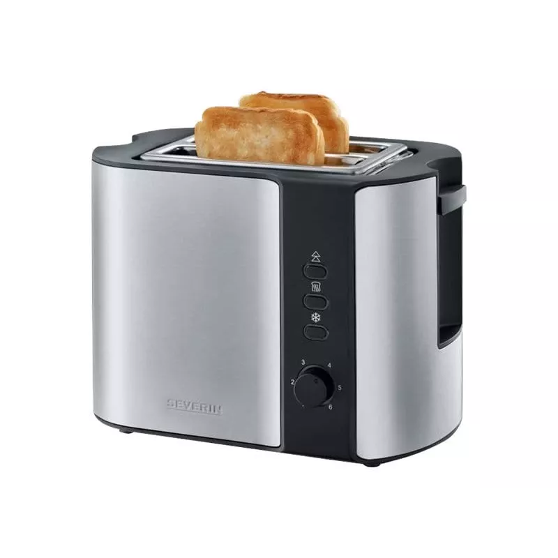 Severin 2589 2 fatias 800 W preto, aço inoxidável