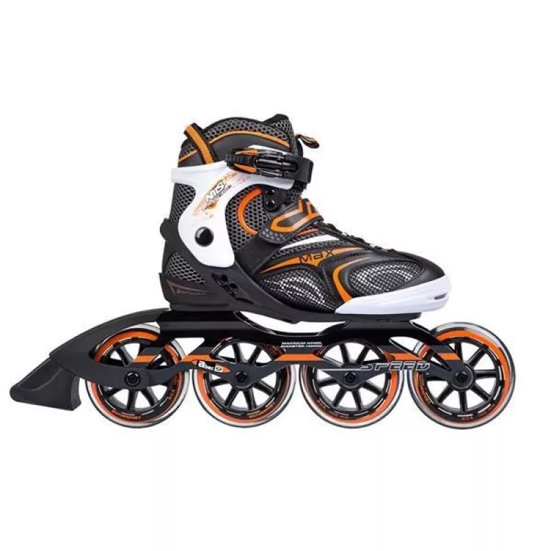 Patins em linha Nils Extreme NA1060S preto-laranja tam. 41