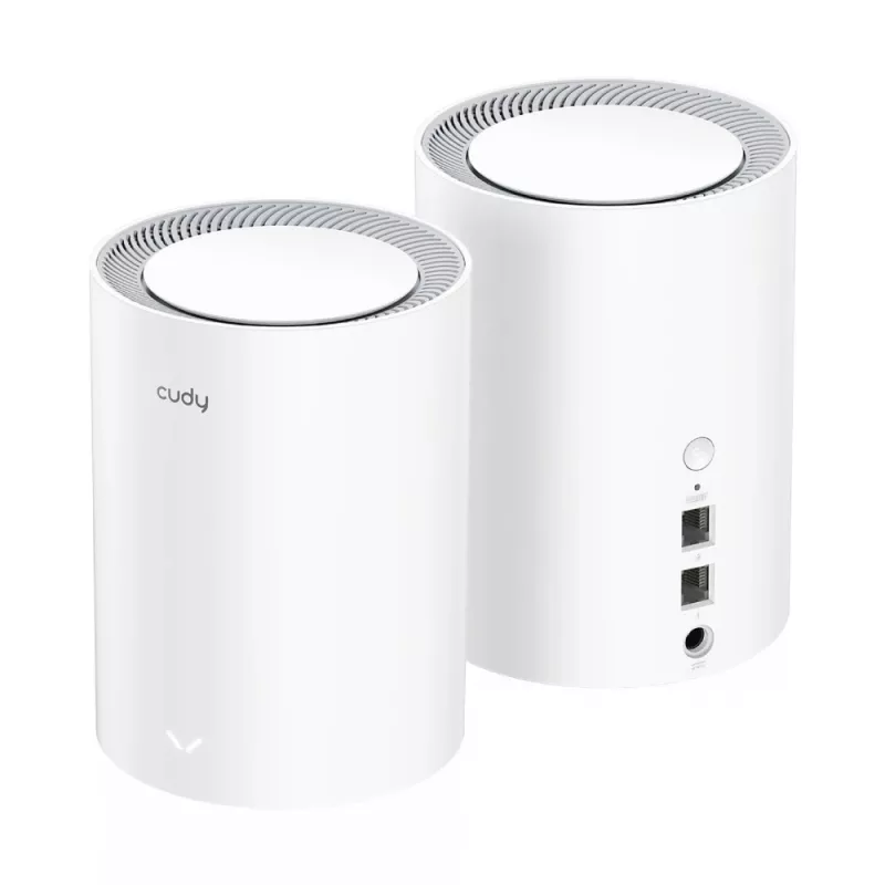 Cudy M1800 pack de 3 Dual-Band (2,4 GHz / 5 GHz) Wi-Fi 6 (802.11ax) branco 1 interno