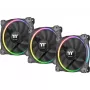 Thermaltake Riing 14 RGB TT Premium Edition CL-F051-PL14SW-A ventoinhas para radiador / caixa, 140 mm, 500–1400 RPM (3 un.)